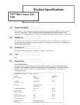Spec Sheet Spec Sheet