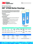 3M Filtration CFS22 Series Specsheet