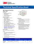 3M P100 Particulate Respirator 8293 Specsheet 3M P100 Particulate Respirator 8293 Specsheet