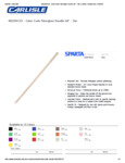 60" FIBERGLASS HANDLE 1IN DIAM TAN spec sheet