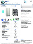 Hoshizaki HR15A Spec Sheet Hoshizaki HR15A Spec Sheet