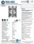 Hoshizaki R2A-HG Spec Sheet