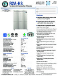 Hoshizaki R2A-HS Spec Sheet