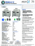 Hoshizaki SR48A-12 Spec Sheet