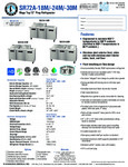 Hoshizaki SR72A-18M Spec Sheet