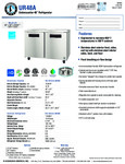 Hoshizaki UR48A Spec Sheet