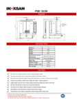 PDE303N Spec sheet