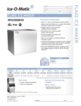 Ice-O-Matic Flake Ice Maker Specsheet