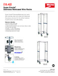 461RE1K4S_Stainless Metroseal Pan Rack_SPEC SHEET