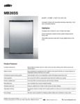 46AMB26SS Brochure-MB26SS