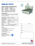 Sani-Lav 608A-0.5 Specsheet Sani-Lav 608A-0.5 Specsheet