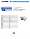 Merfin Surface Cleaning Wipes Specsheet