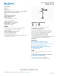 Sloan 3080053 Specsheet