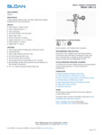 Sloan 3082675 Specsheet Sloan 3082675 Specsheet