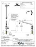 Equip by T&S 5F-1SLX12A Specsheet Equip by T&S 5F-1SLX12A Specsheet