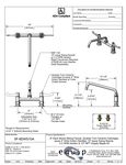 Equip by T&S 5F-8DWS10A Specsheet Equip by T&S 5F-8DWS10A Specsheet