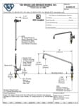 T&S B-0205-CR Specsheet T&S B-0205-CR Specsheet