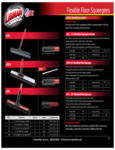 537191 Libman Floor Squeegees Spec Sheet