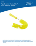 HOOK BRUSH, YELLOW Spec sheet HOOK BRUSH, YELLOW Spec sheet