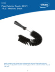 HOOK BRUSH, BLACK spec sheet HOOK BRUSH, BLACK spec sheet