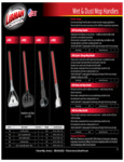 537981 Libman Dust and Wet Mop Handles Spec Sheet