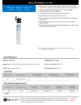 Bunn WEQ 56000.003 Single Water Filtration System for Tea Brewers