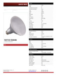 Satco S29446 Spec Sheet