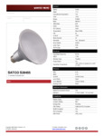 Satco S29455 Spec Sheet