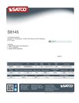 Spec Sheet Spec Sheet
