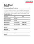 Jaccard Model H Specsheet Jaccard Model H Specsheet