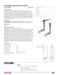598 SERIES - TANKBRACKET EXPANSION TANK SUPPORT - SPEC SHEET 598 SERIES - TANKBRACKET EXPANSION TANK SUPPORT - SPEC SHEET