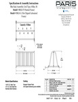 Parish Furnishings 5' Surface Mount Grid Style Bike Rack Specs