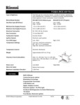 Rinnai FC824 Specsheet