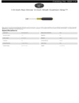 63014 Spec Sheet 63014 Spec Sheet