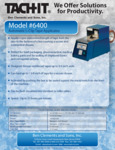 Tach-It 6400 Specsheet Tach-It 6400 Specsheet