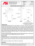 SIMPLICITY™ IN MATTE BLACK - WASTE RECEPTACLE - 12 GAL. - POWDER COATED - SEMI RECESSED spec sheet
