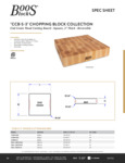 BOARD CUT MAPLE REVERSIBLE specsheet