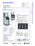 Manitowoc 499RNP0620AA Specsheet