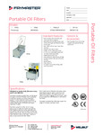 Frymaster PF spec sheet