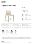 Nardi Tiberina Bistrot Specsheet Nardi Tiberina Bistrot Specsheet