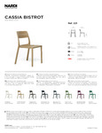 Nardi Cassia Bistrot Specsheet Nardi Cassia Bistrot Specsheet