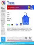 BLUE QUICKLEAN APRON *920*
