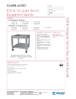 Garland E24 Stands Specsheet