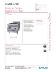 Garland ED-15HSI Specsheet