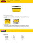 Rubbermaid 2221958 Specsheet