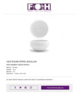 Front of The House DBO021WHP23 Spiral? 10 oz. White Round Porcelain Bouillon - 12/Case
