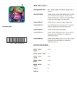 Dubble Buble 3-Flavor Gum 25lb Specsheet Dubble Buble 3-Flavor Gum 25lb Specsheet