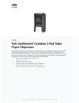 Tork OptiServe Coreless Double Roll Dispenser Specsheet