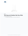 Tork Soap and Sanitzer Drip Tray Specsheet