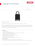 ABUS KeyGarage 777 Specsheet